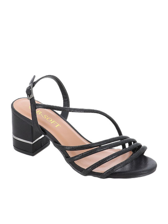 B-Soft B-Soft Damen Sandalen Schwarz