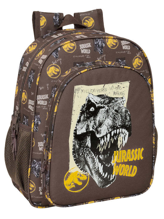Jurassic World Backpack Brown