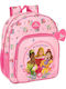 Schulranzen Rucksack Kindergarten Rosa 32 x 12 x 38cm