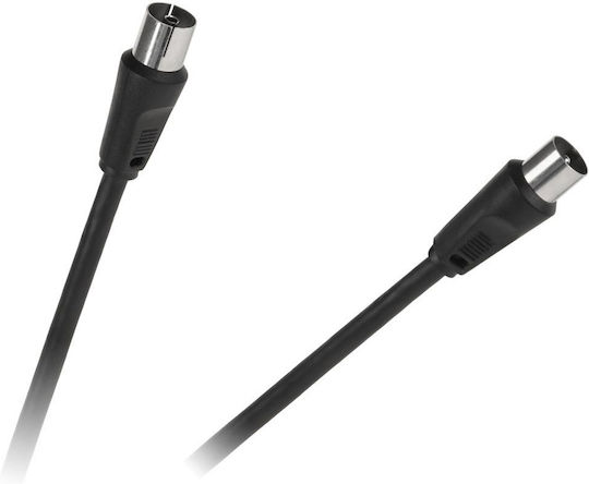 DM Pro Antenna Cable Coax Male - Coax Female Black 10m DM-RF-10B 1 Piece