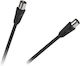 DM Pro Cablul de Antenă Coaxial Masculin - Coaxial Feminin Negru 3m DM-RF-3B 1 Bucată