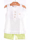 Kids Clothing Set with Shorts Summer 2 Pieces Ecru 14-03064-020-Ecru