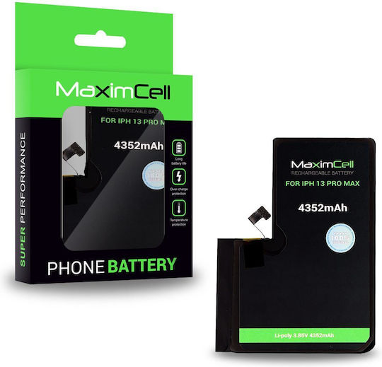 Maximcell Kompatible Ersatzbatterie 4352mAh für iPhone 13 Pro Max