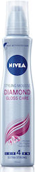 Nivea Care Mousse Styling Αφρός Μαλλιών Für Volumen 150ml