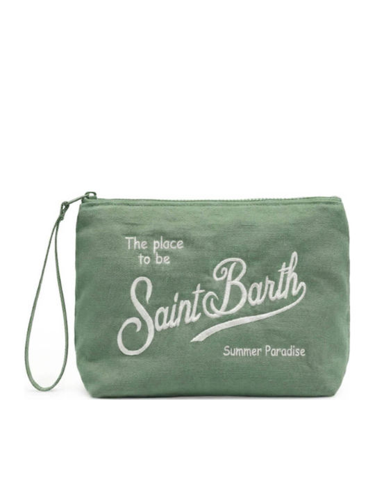 Mc2 Saint Barth Aline Soft Linen-pochette Green...