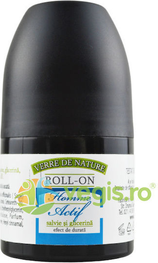 Roll-on Deodorant Homme Actif Glass Nature 50g