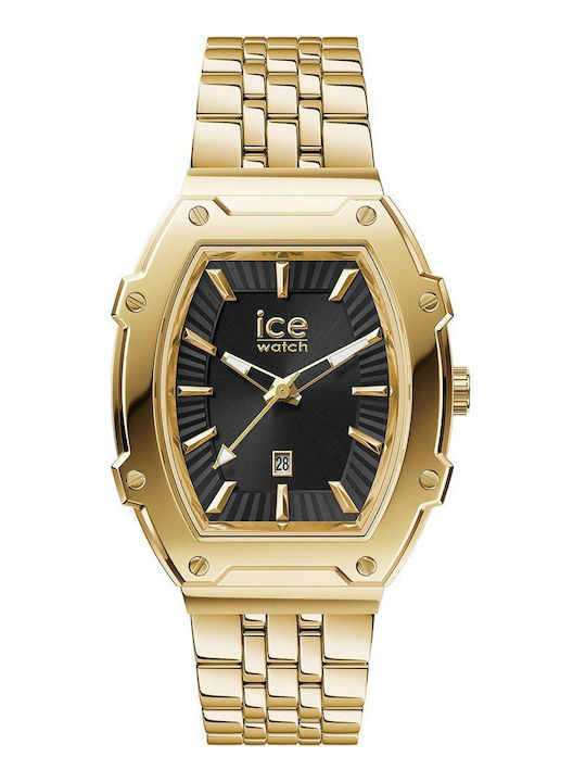 Ice Womens Watch 35mm Battery With Gold Metal Bracelet