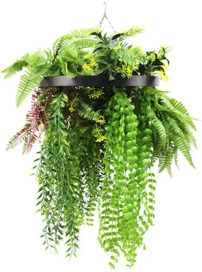 Decorative Hanging Greenery Ring Ø40cm Fern Hd Hd-10456
