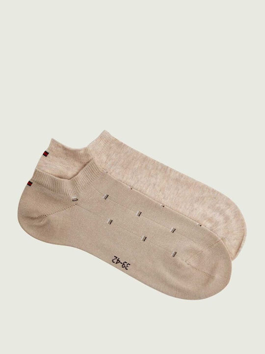 Tommy Hilfiger Γυναικείες Κάλτσες Μπεζ 2Pack
