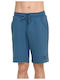 French Terry Men's Bermuda Turquoise