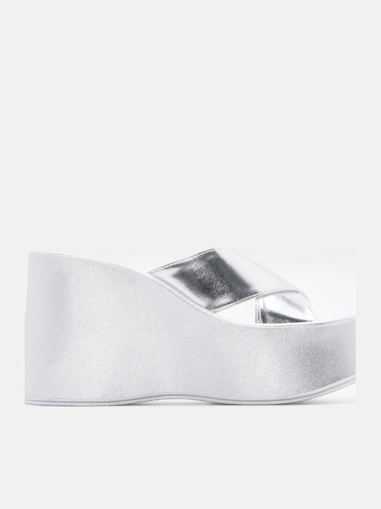 Summer Women's Silver Platforms