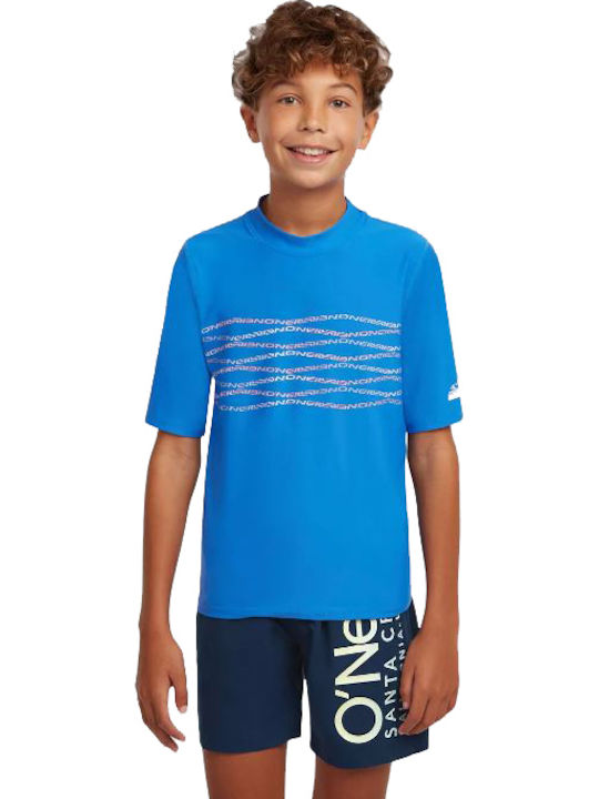 O'Neill Skins S Kids Swimwear Rashguard Blue