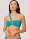 Top Strapless Bikini Top With Padding Turquoise