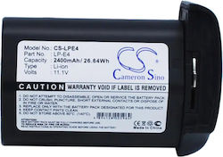Батерия Canon Lpe4 Камера Liion 11.1v 2400mah Cameron Sino
