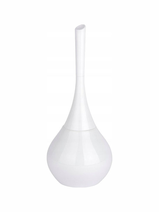 Wenko Flakon Perie De Toaletă Din Plastic Albă