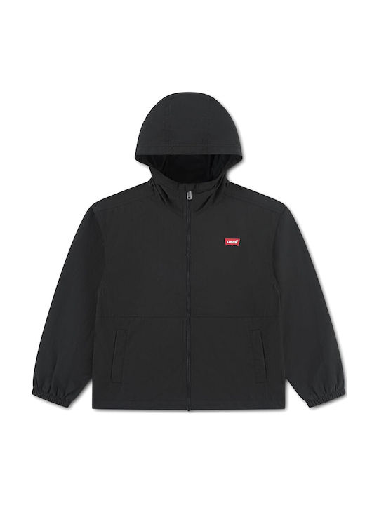 Kids Casual Windproof Jacket Black