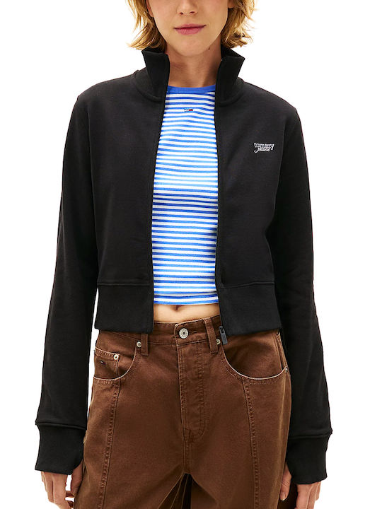 Tommy Hilfiger Women's Sweatshirt Cardigan Black