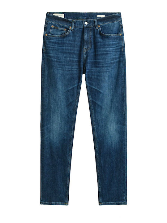 Gant Men's Jeans Pants with Slim Fit Blue