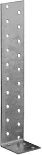 Domax Eckregal aus Metall in Silber Farbe 200x40mm