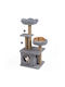 Costway Cat Scratching Post Cat Tree Gray 96x39x44.5cm