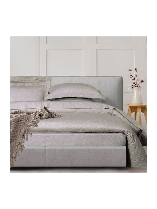 Das Home 1719 Bettlaken-Set Super-Doppel 240x260cm Ecru (4 Stück)