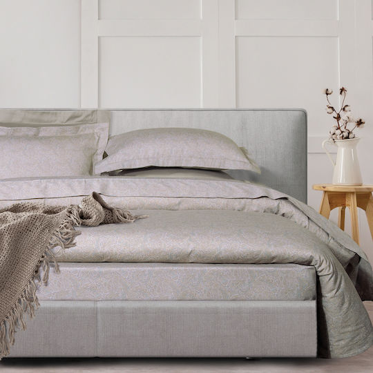 Das Home 1719 Set Cearceafuri de Pat Super Dublu 240x260 cm Ecru 4 Bucăți