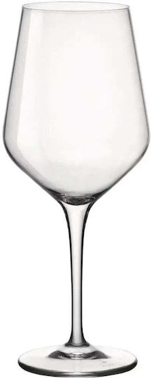 Bormioli Rocco Bormioli Set Glasses for White and Red Wine Glass in Red Colour Goblets 440ml 6 Pieces