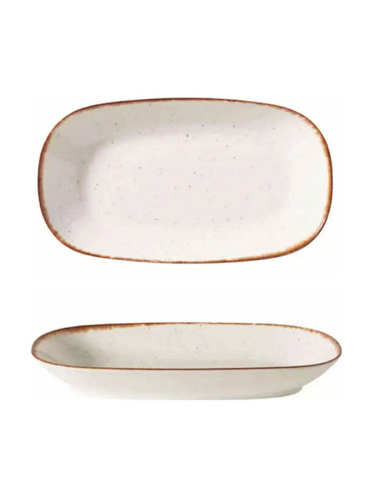 Güral Porselen Shallow Oval Plate 24x14cm