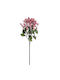 Künstlicher Zweig mit Kerze Hoya Rosa 40cm