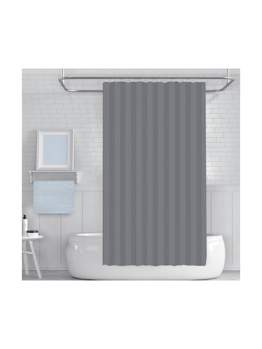 Lucktora Shower Curtain 180x180cm White