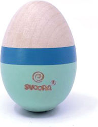 Svoora Μαράκα Ξύλινο Αυγό “μπλε“