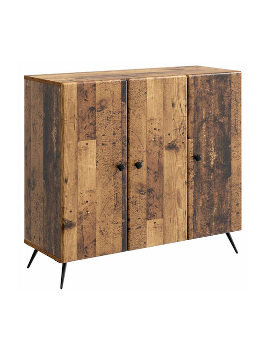 Wooden Sideboard Brown 89x34.5x80cm