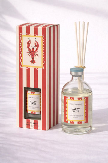 Home Fragrance Stick Sage Scent 100ml 5.5x5.5x20cm Orange Kaeming