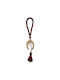 Samandaras Handmade Hanging Horseshoe Lucky Charm Burgundy Metal