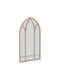 Costway Wall Mirror with Gray Metal Frame 83x48cm