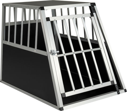 Costway Συρμάτινο Κλουβί Σκύλου Ασημί Heavy Duty 91x65x69.5cm