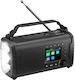 Sandberg All-in-1 20000 Portable Radio Solar DAB+ with Bluetooth and USB Black
