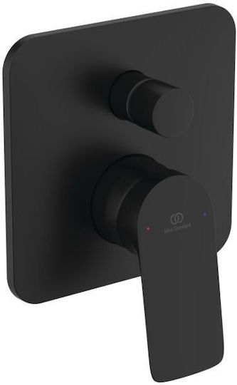 Ideal Standard Σετ Μίκτης & Παροχή Εντοιχισμού για Ντουζιέρα 2 Εξόδων