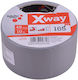 Adhesive Fabric Tape Silver 10mx48mm