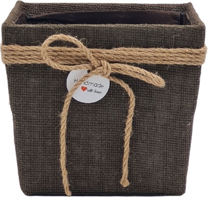 Loupas Plant Pot Fabric Brown