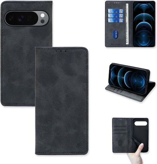 Vintage Magnet Wallet Case Sonique Google Pixel 10 Pro XL 5G Black