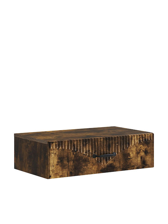 Wooden Console with Smoked Finish Length 59cm x...