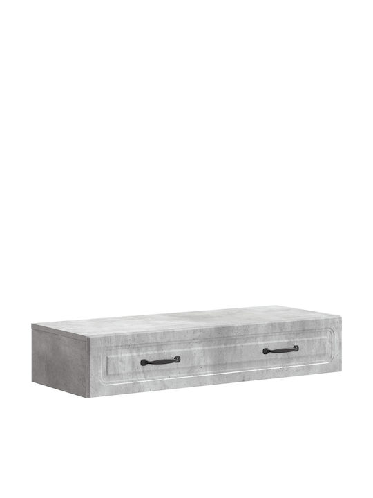 Wooden Console Gray Concrete L87.5xW34.5xH17 cm