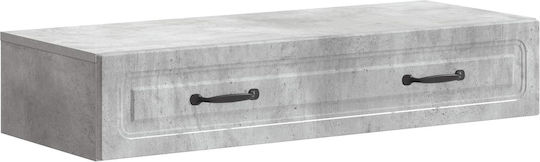 Consolă Lemn Gri Beton L87,5xL34,5xÎ17cm