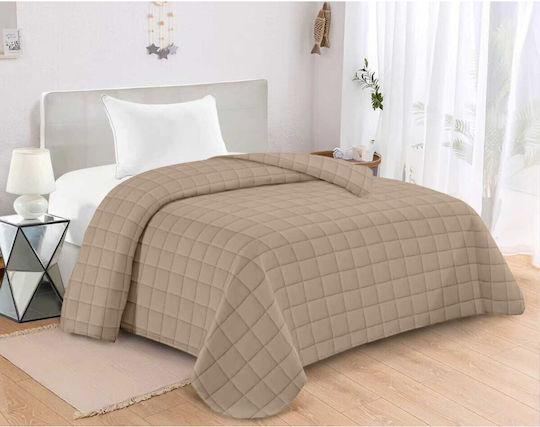 Adam Home Antel Κουβερλί Μονό Microfiber Mocha 160x240cm