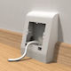 Socket Outlet Pvc Skirting Lm55