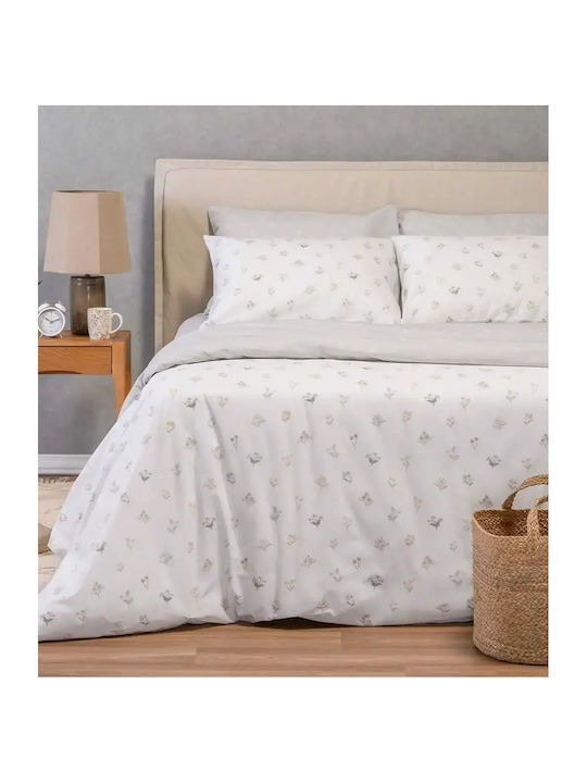 Melinen Spring Set Bed Sheets Super-Double With...