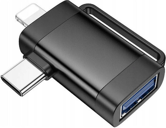Hoco Converter Lightning Male to USB-A Female 1 Piece HOC-628181