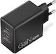 Lenovo USB-C Φορτιστής Laptop 65W για Lenovo με Αποσπώμενο Καλώδιο Τροφοδοσίας