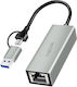 LogiLink UA0238B Αντάπτορας Δικτύου USB-C με Ασύρματη Σύνδεση Wi-Fi 1000Mbps